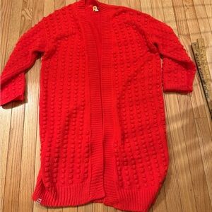 Lego x Target Red Lego Block Women's Textured Cardigan